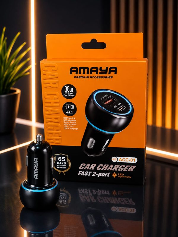 Chargeur voiture 2 ports