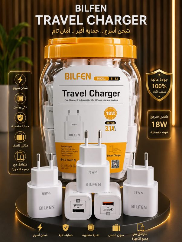 Chargeurs de voyage (lot)
